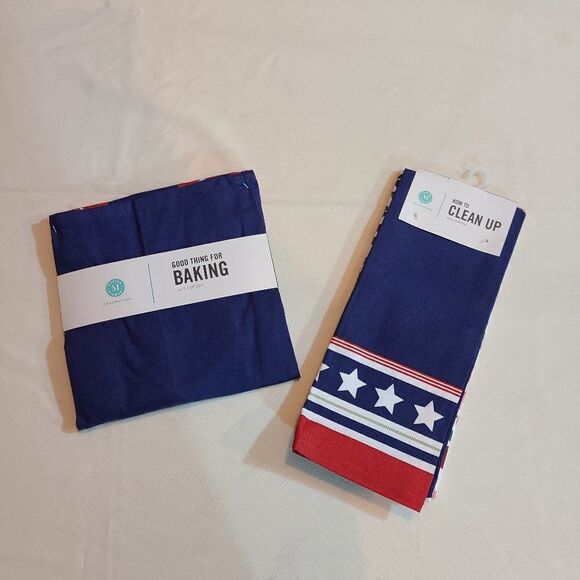 Martha Stewart Grilling Collection Apron & Kitchen Towels - Picture 4 of 8